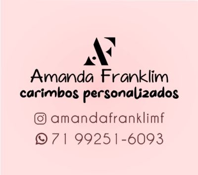 "Amanda Franklim Chaveiro e Carimbos Personalizados"